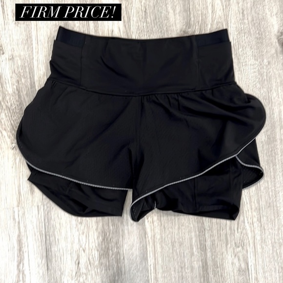 lululemon athletica Pants - Lululemon athletica high waisted shorts with spandex underneath size 12